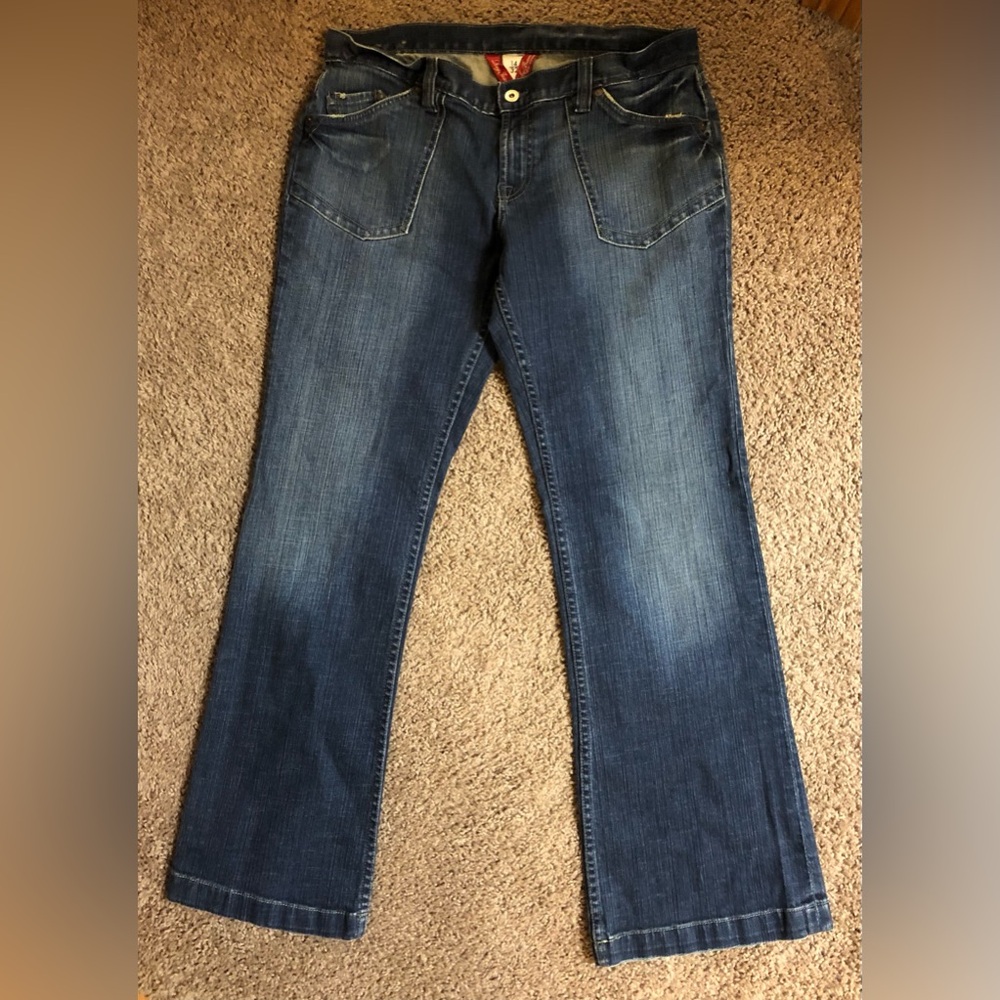 Lucky Brand Jeans size 14/32 from 2007 flare leg distressed